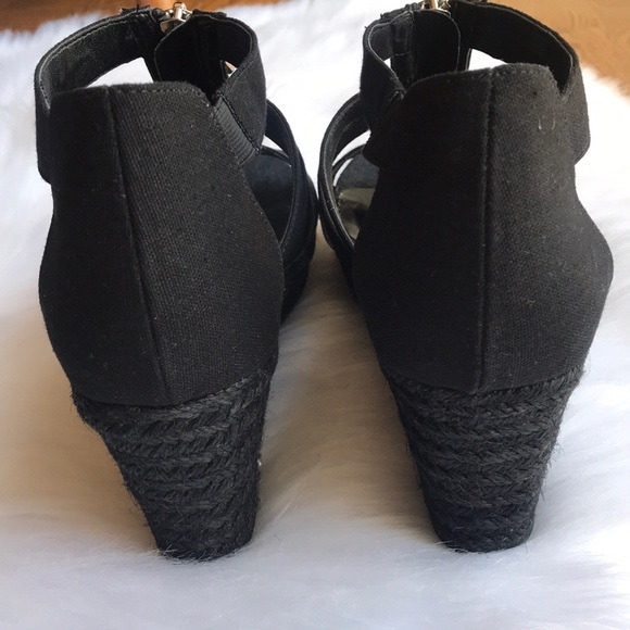 Ralph Lauren 🖤 Kelcie Linen Zip Wedge - Picture 4 of 8